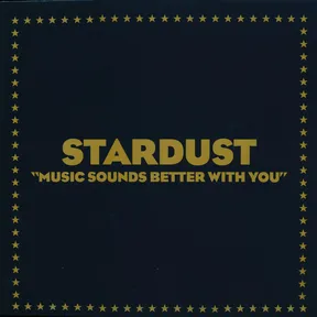 A purely typographic cover: bold gold lettering centered on a dark navy-black background, framed by a decorative border of small gold stars.